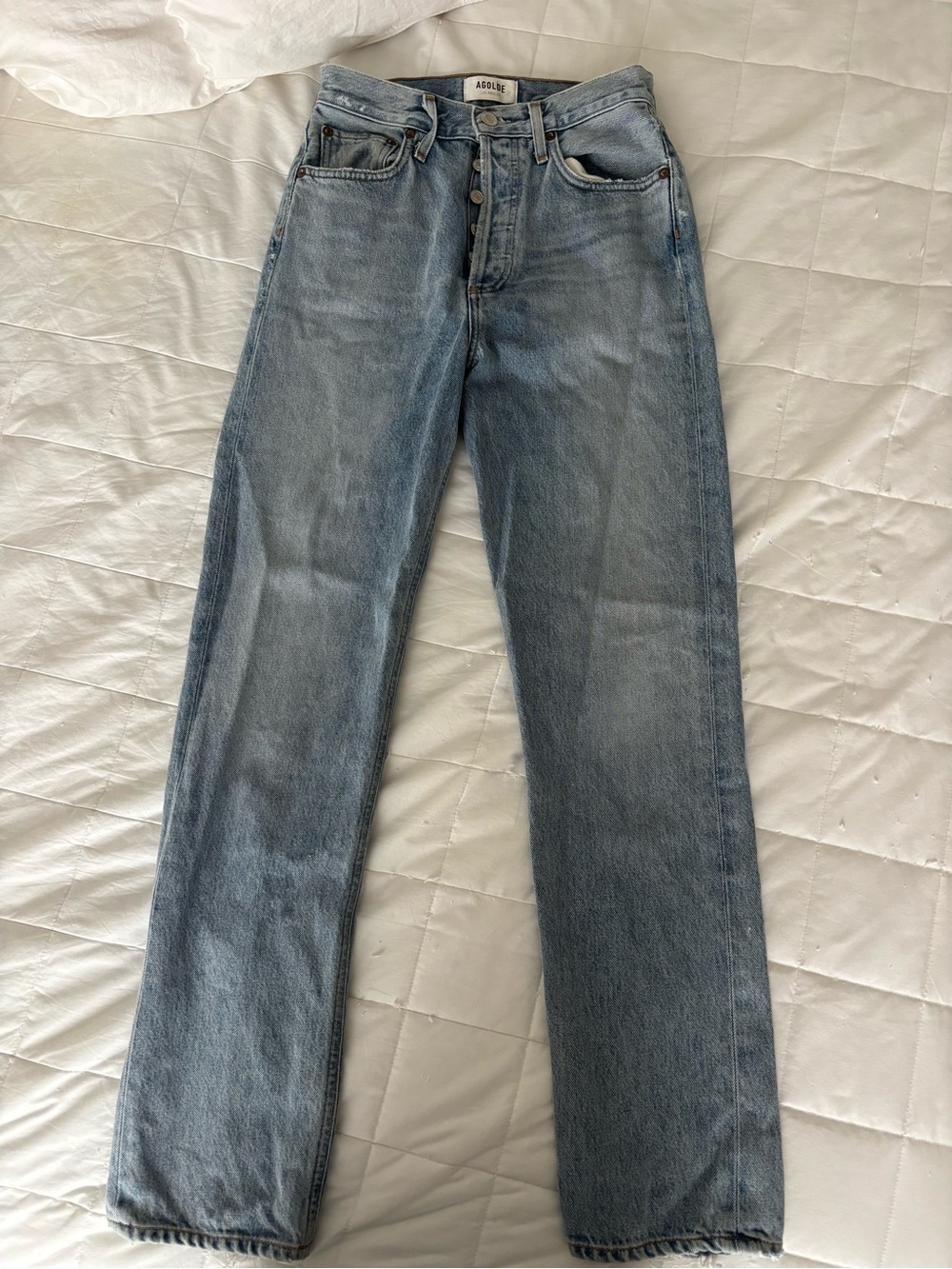 AGOLDE Light Blue Classic Straight Jeans
